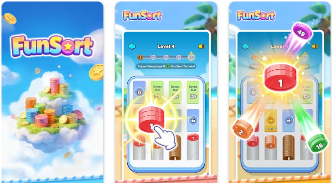 FunSort Apk Apakah Menghasilkan Uang? Cara Main, Cara Tarik Saldo, dan Apakah Benar Membayar?