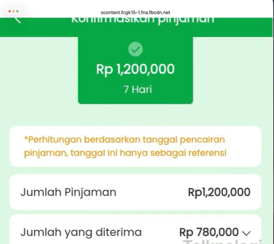 Simulasi Pinjaman RupiahGo 2026 Pinjam Rp1,2 Juta Cair Rp780 Ribu, Aman atau Penipuan?