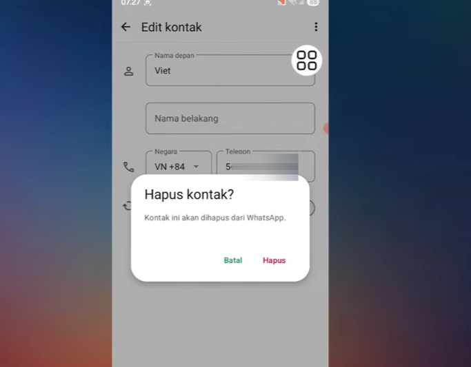 Cara Hapus Kontak WA yang Tidak Ada di Kontak HP Update 2026, Praktis dan Berhasil