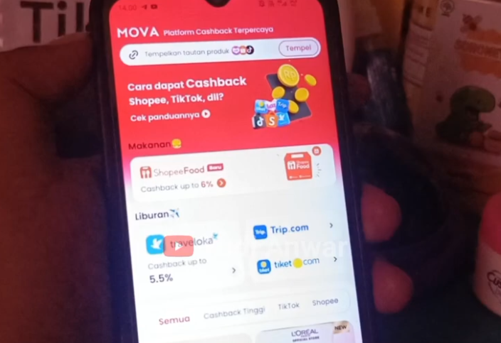 Cara Dapat Komisi Affiliate di Aplikasi MOVA Cashback, Benarkah Menguntungkan?