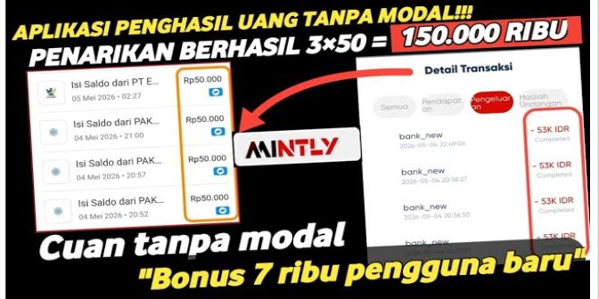 Aplikasi Mintly Penghasil Uang Gratis Terbukti Membayar? Ini Bukti Penarikan dan Cara Kerjanya